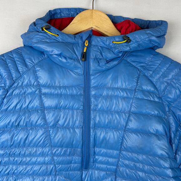 Outdoor Research Down Baja Pullover Puffer Jacket Blue/Red 268499 Women's Size M - Picture 2 of 9